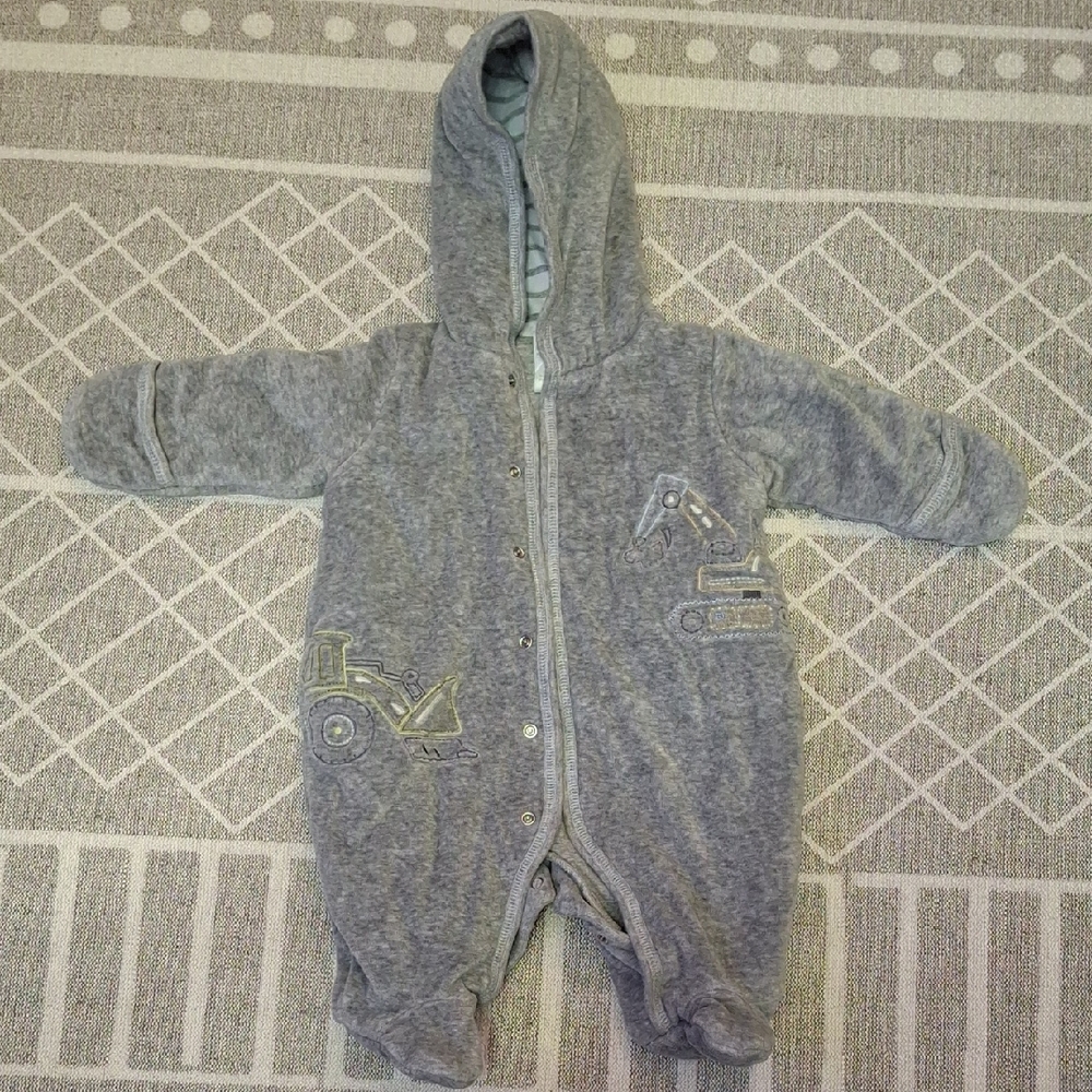Bloomies Baby Velour Snowsuit